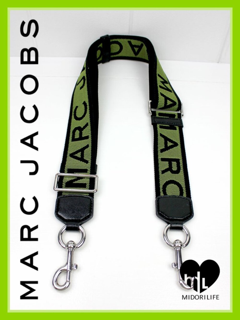 MARC JACOBS The Logo Webbing Strap